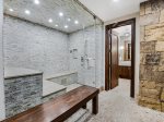 Steam Shower & Bathroom Off Game Room Lower Level 